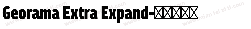 Georama Extra Expand字体转换